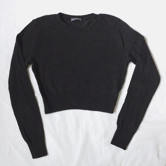 American Apparel black cropped sweater size s - Picture 2 of 10